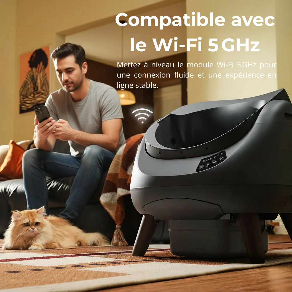 CATLIKE Open-X Litière autonettoyante intelligente (Design ouvert)