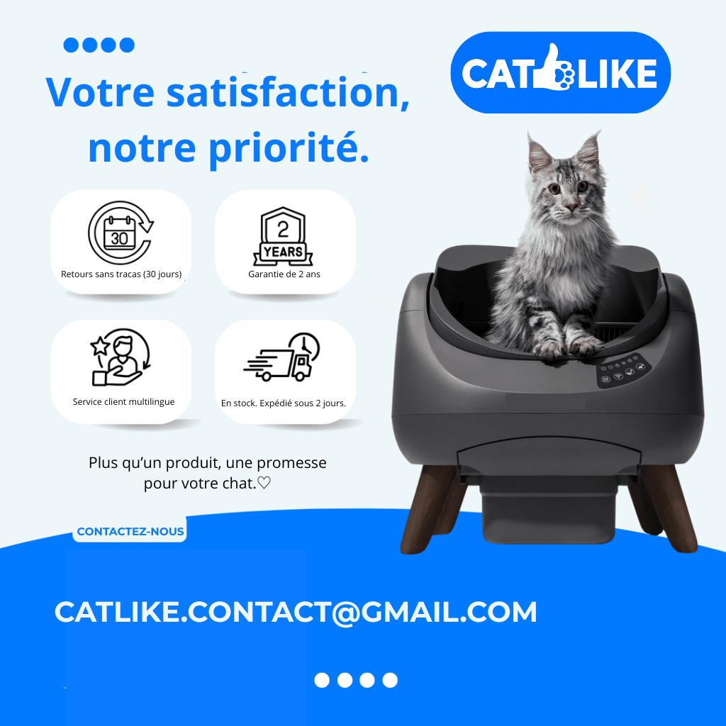 CATLIKE Open-X Litière autonettoyante intelligente (Design ouvert)