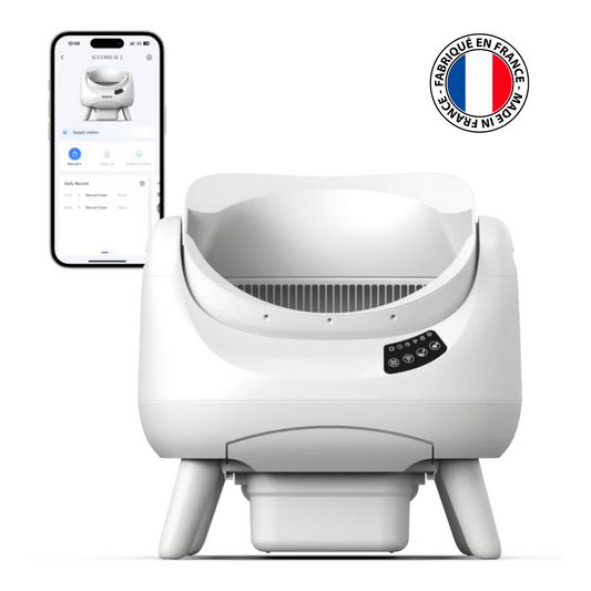CATLIKE Open-X Litière autonettoyante intelligente (Design ouvert)